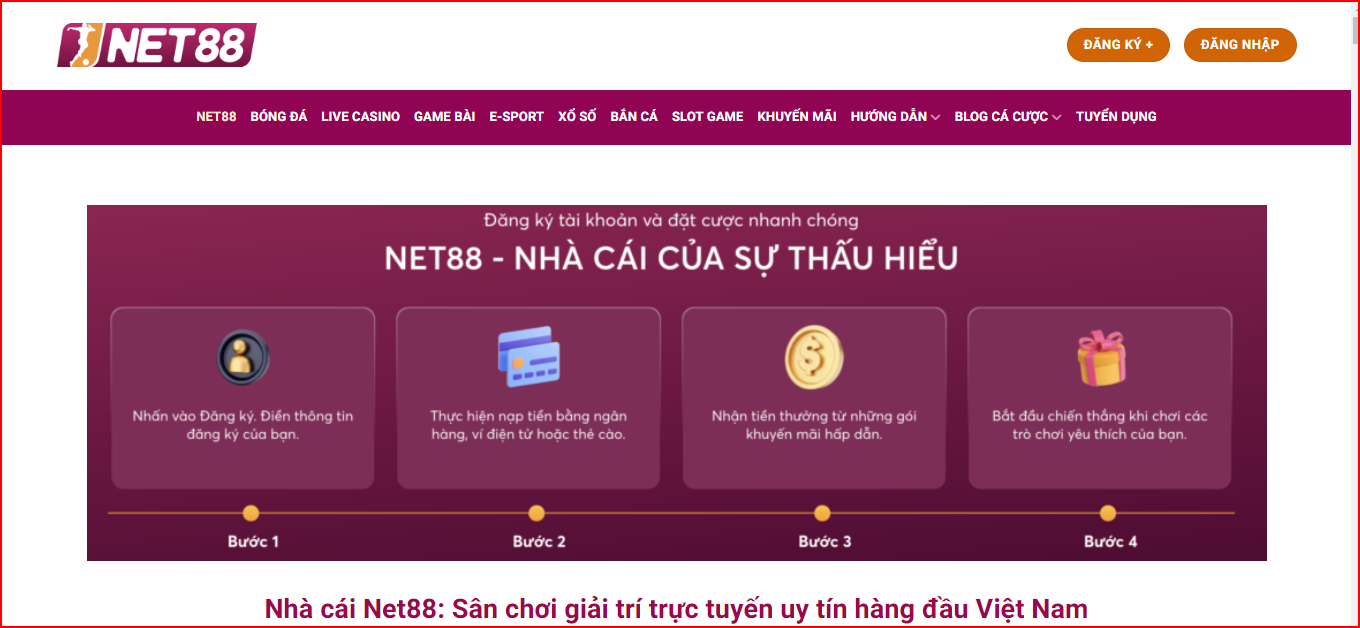 Đánh giá nhà cái NET88 3